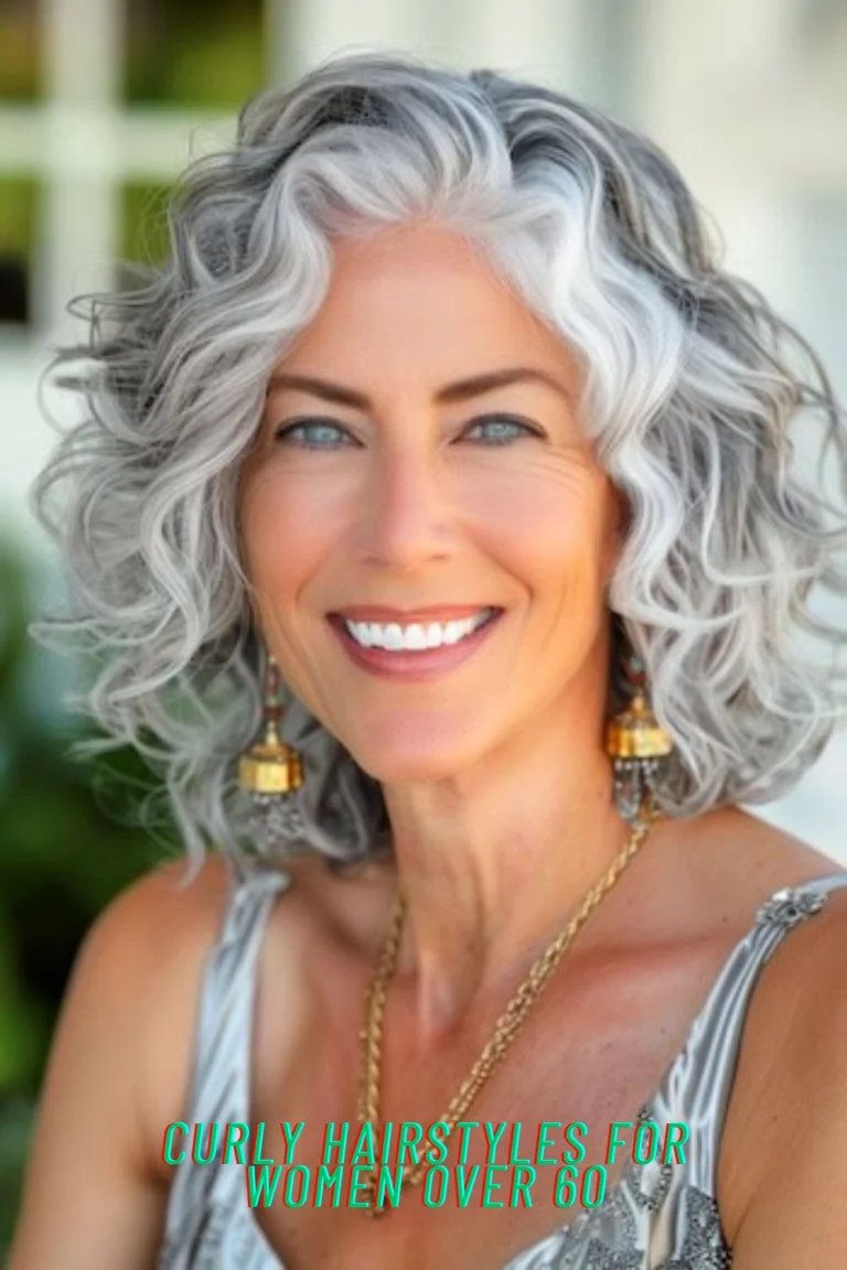 Curly Hairstyles for Women Over 60