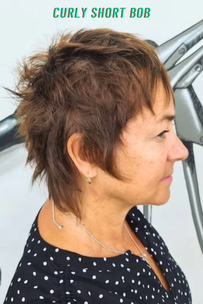 Curly Short Bob