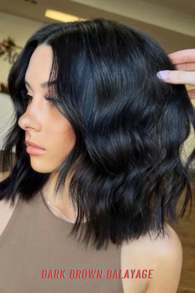 Dark Brown Balayage