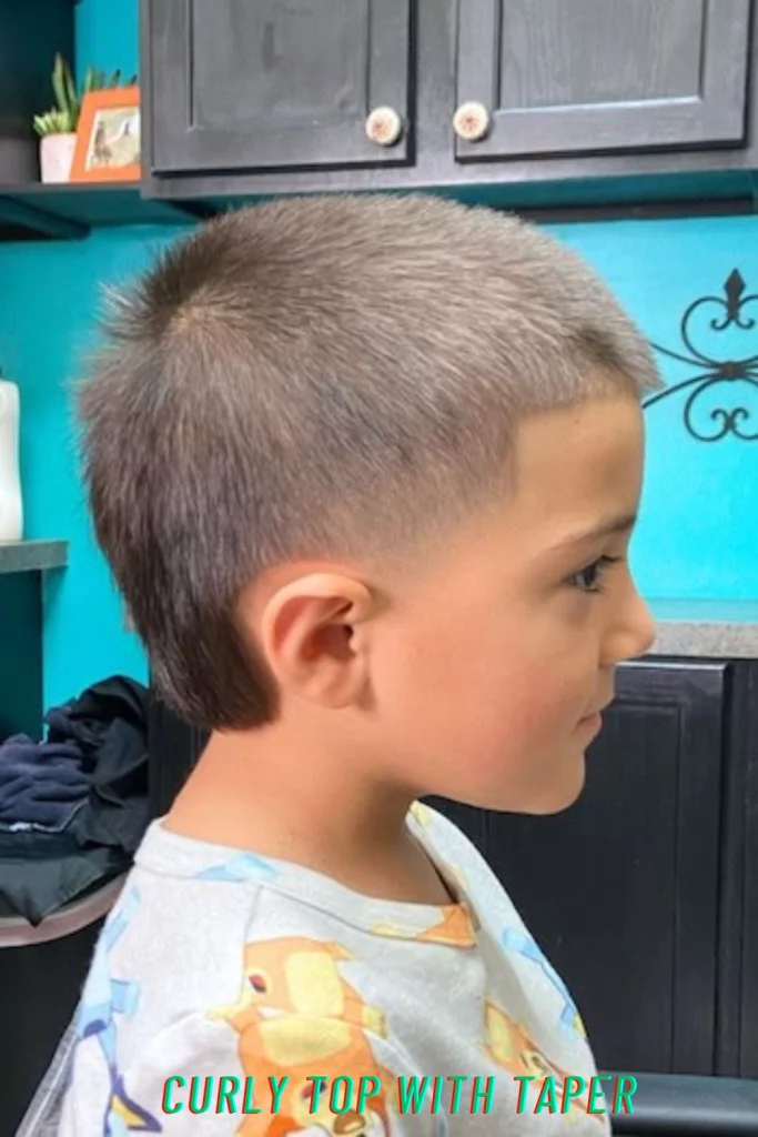 Curly Top with Taper