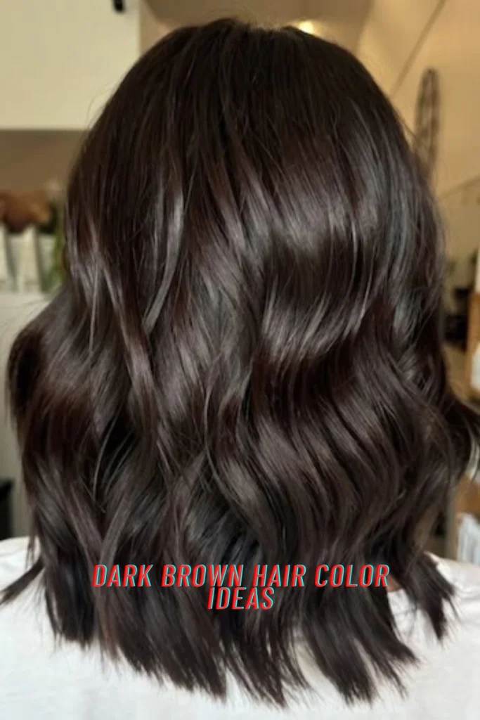 Dark Brown Hair Color Ideas
