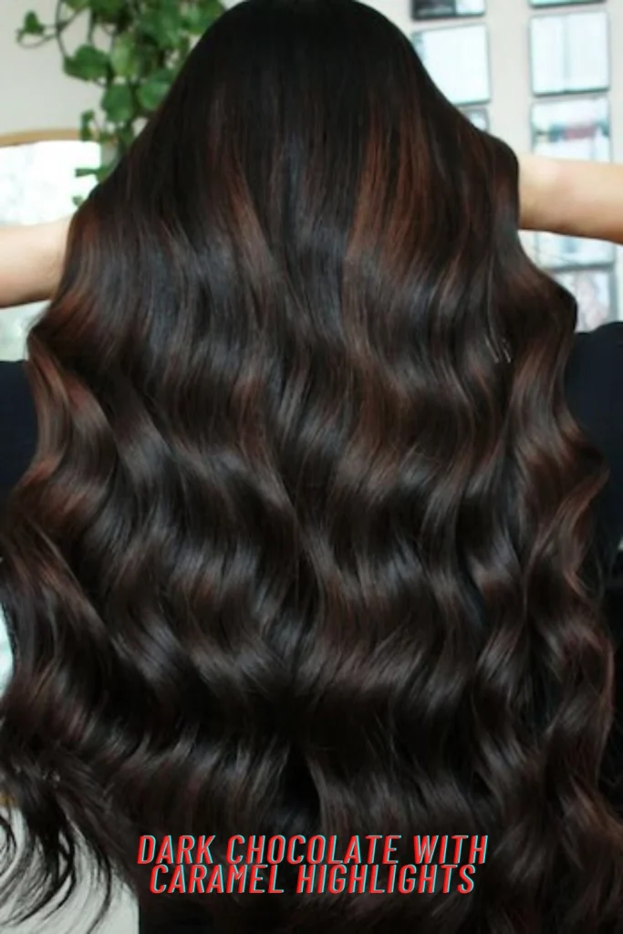 Dark Chocolate with Caramel Highlights