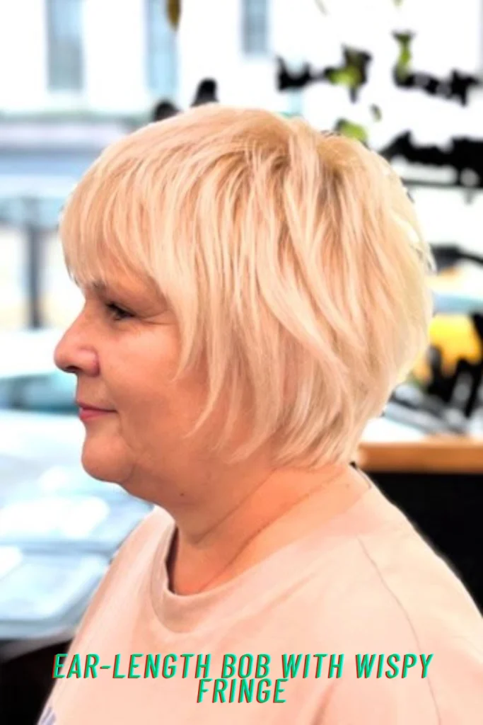 Ear-Length Bob with Wispy Fringe