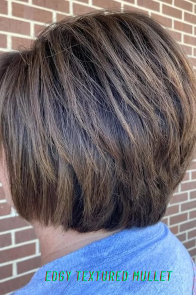 Edgy Textured Mullet
