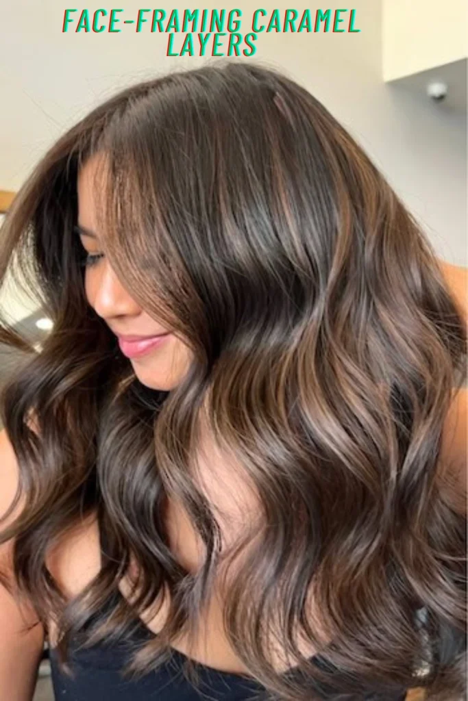 Face-Framing Caramel Layers