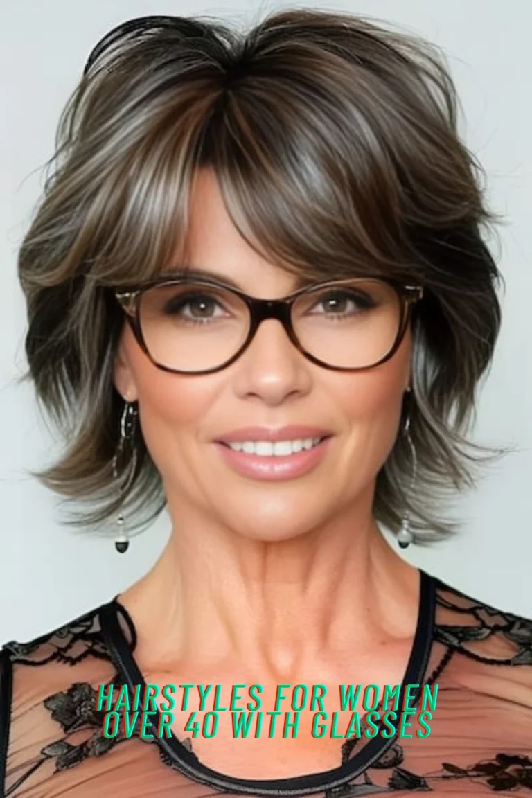 Hairstyles for Women Over 40 with Glasses