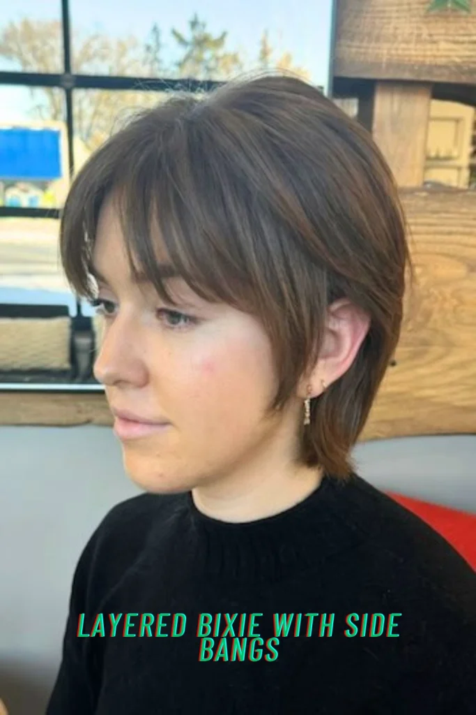 Layered Bixie with Side Bangs