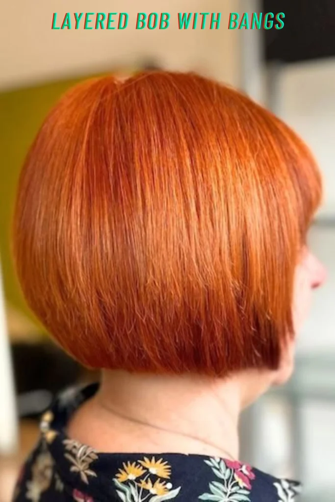 Layered Bob with Bangs