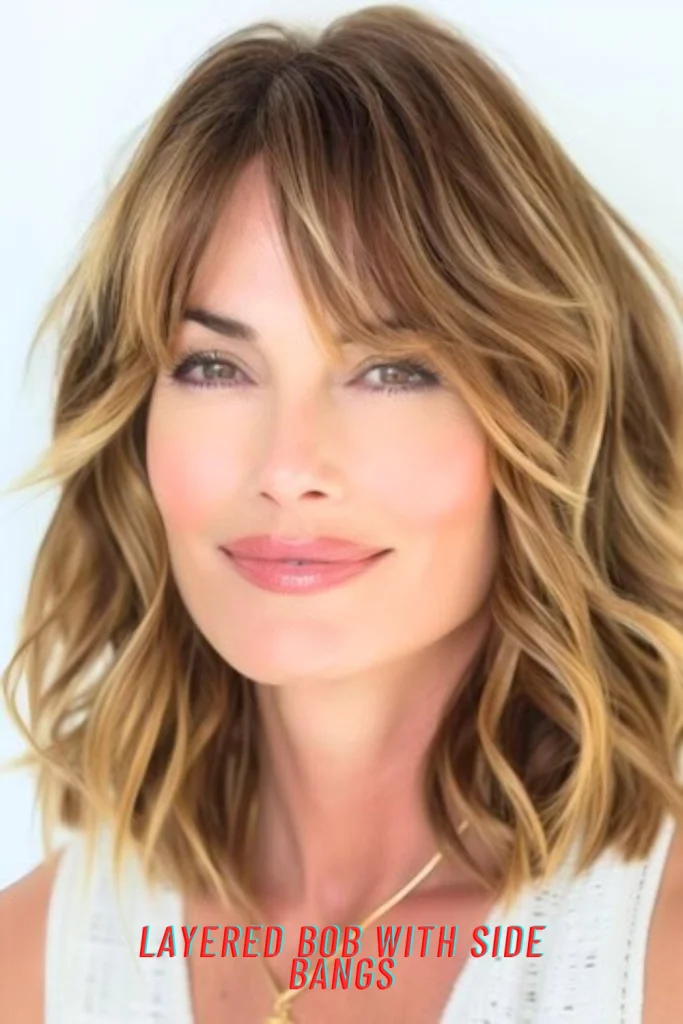 Layered Bob with Side Bangs