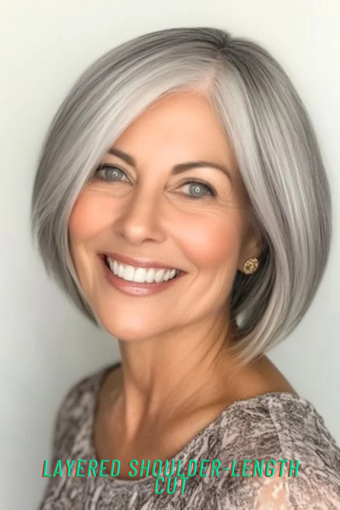 Layered Shoulder-Length Cut