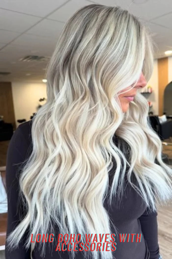 Long Boho Waves with Accessories