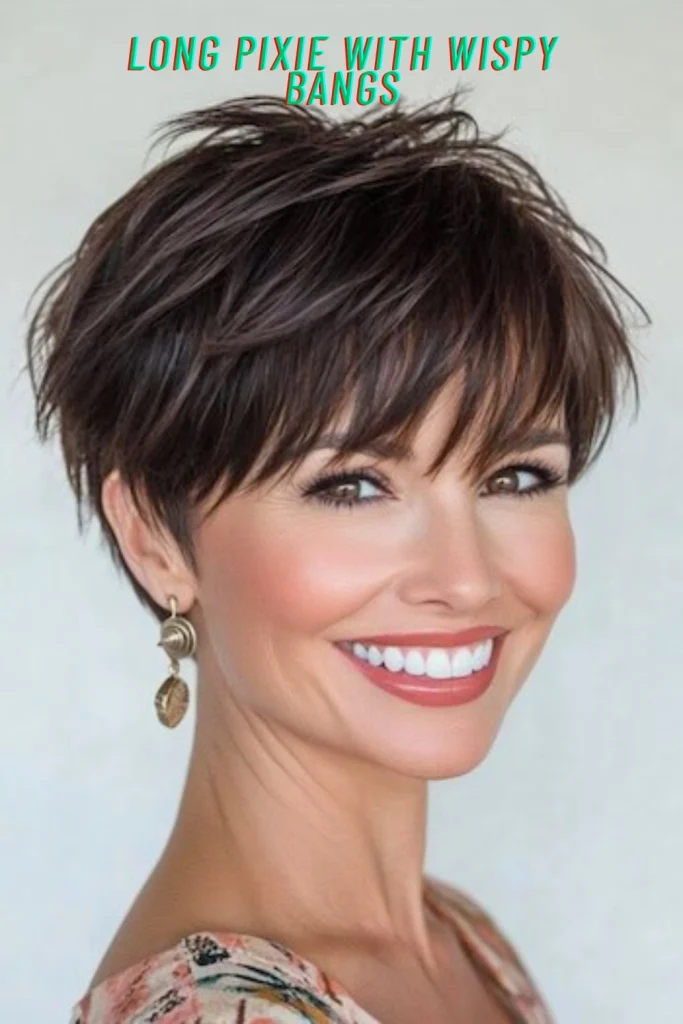 Long Pixie With Wispy Bangs