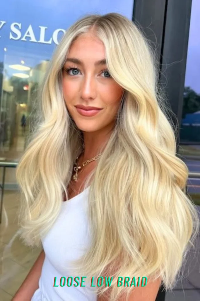Loose Low Braid