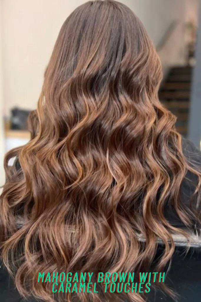 Mahogany Brown with Caramel Touches