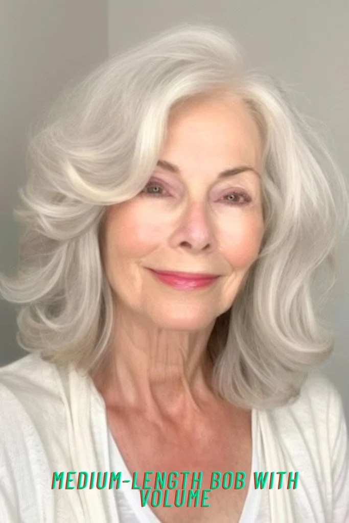 Medium-Length Bob With Volume