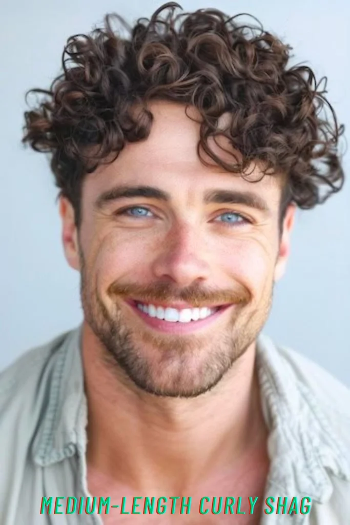 Medium-Length Curly Shag