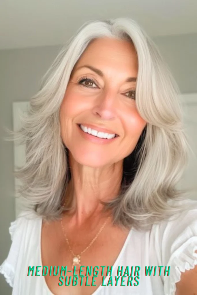 Medium-Length Hair With Subtle Layers