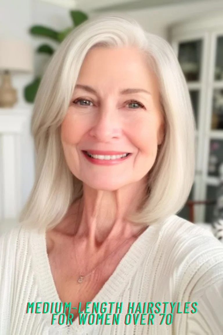 Medium-Length Hairstyles For Women Over 70