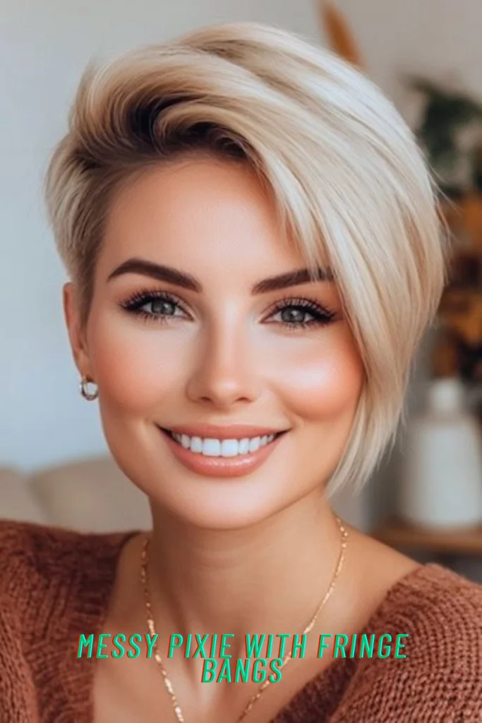 Messy Pixie With Fringe Bangs