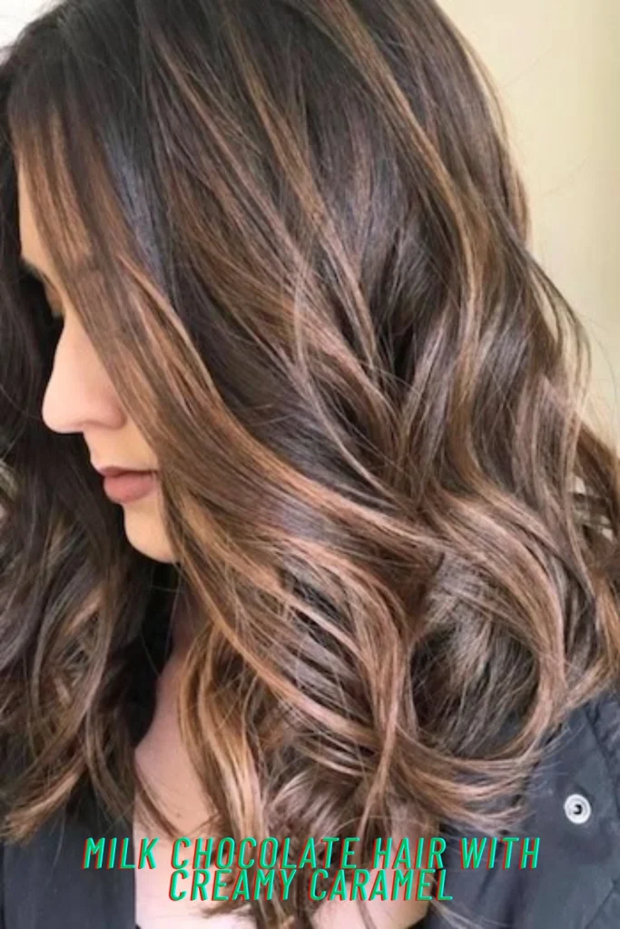 Milk Chocolate Hair with Creamy Caramel