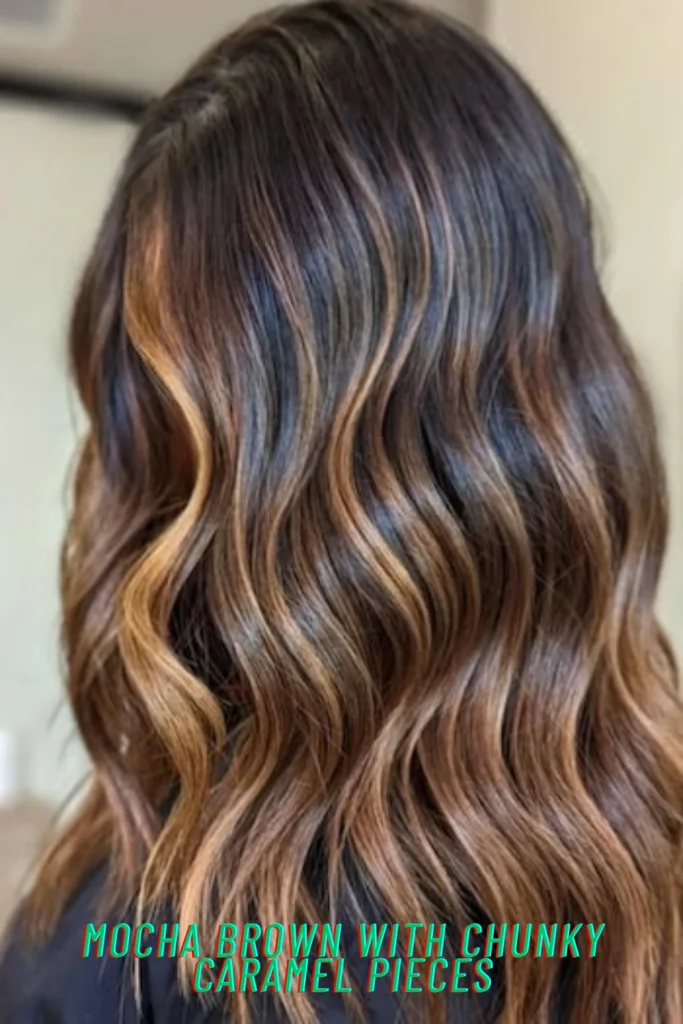Mocha Brown with Chunky Caramel Pieces