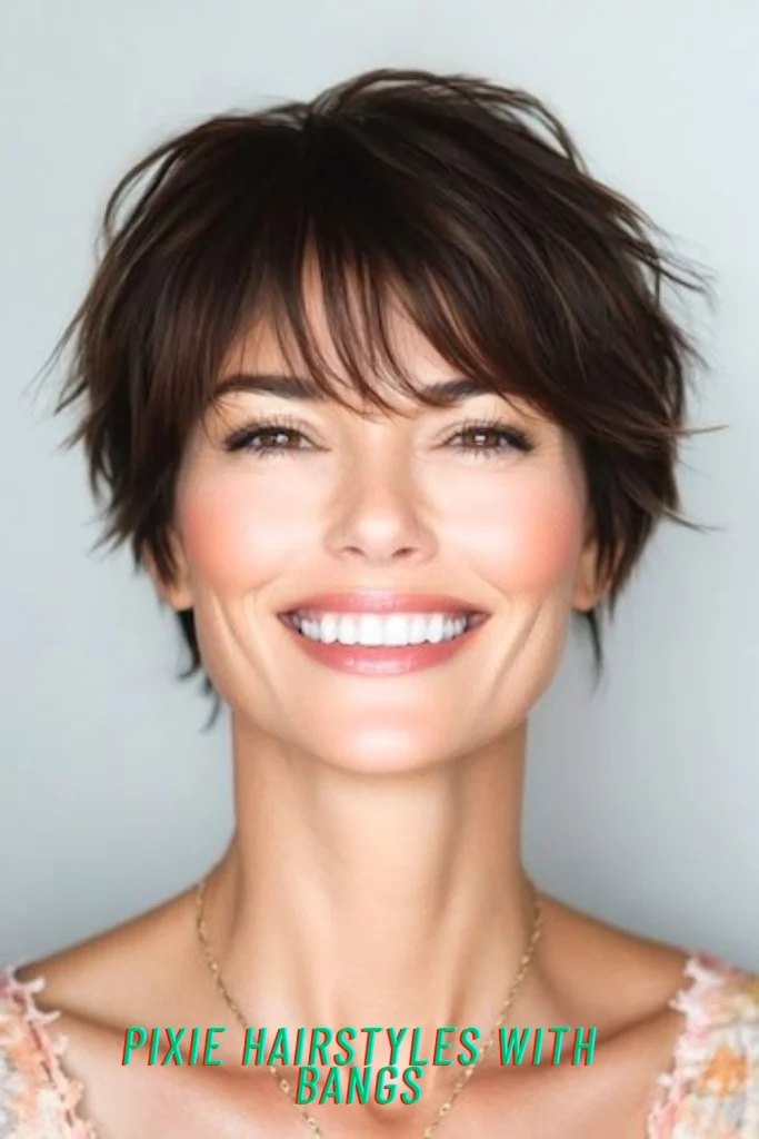 Pixie Hairstyles With Bangs