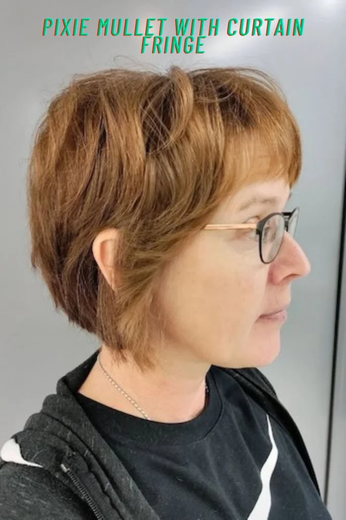 Pixie Mullet with Curtain Fringe