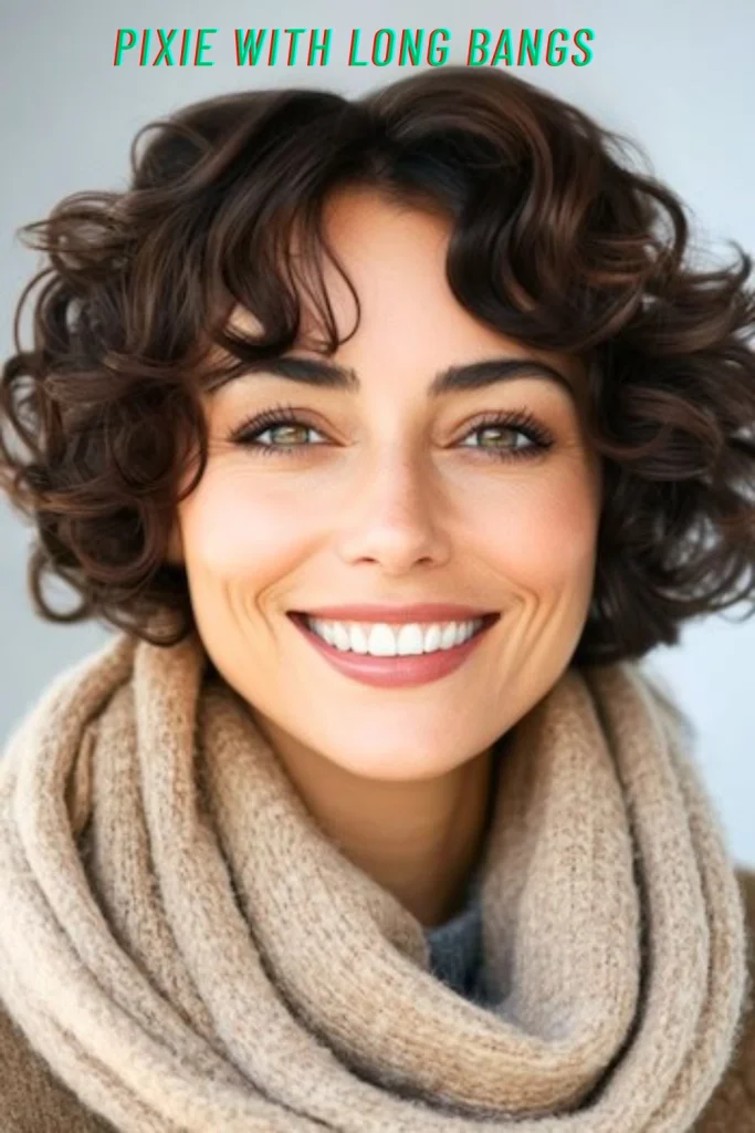 Pixie With Long Bangs