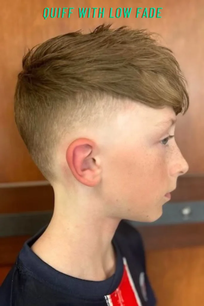 Quiff with Low Fade