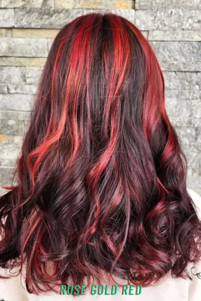 Rose Gold Red
