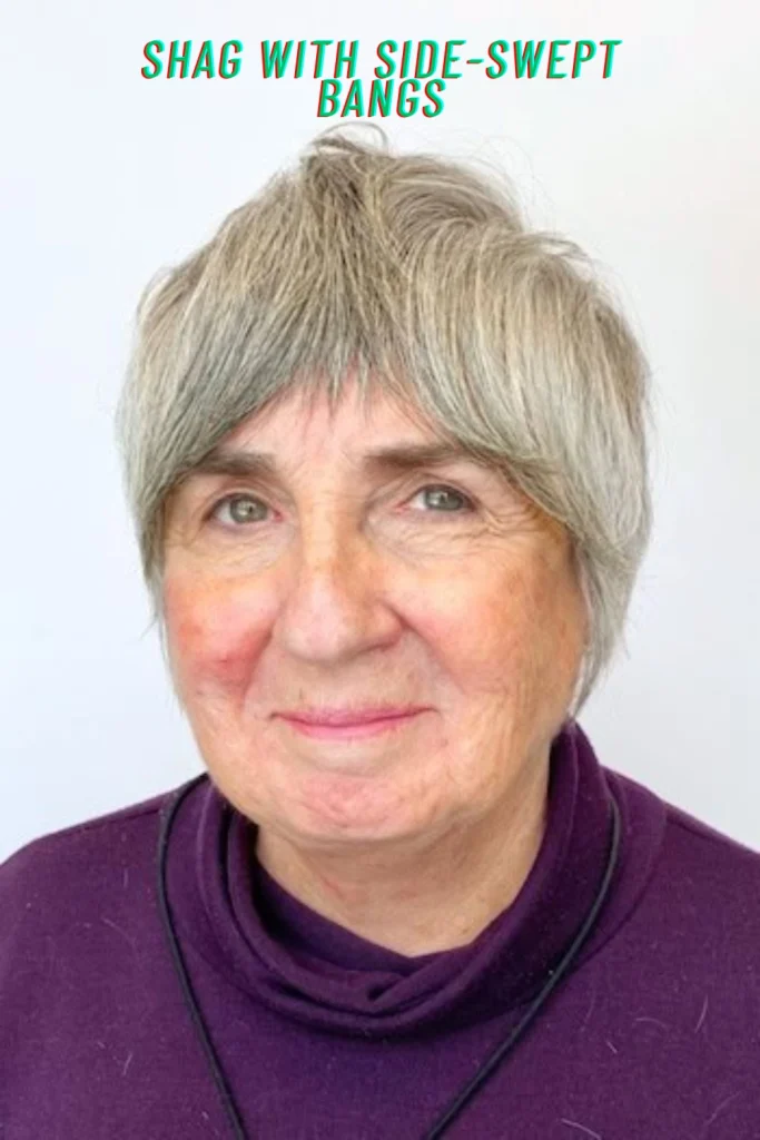Shag with Side-Swept Bangs