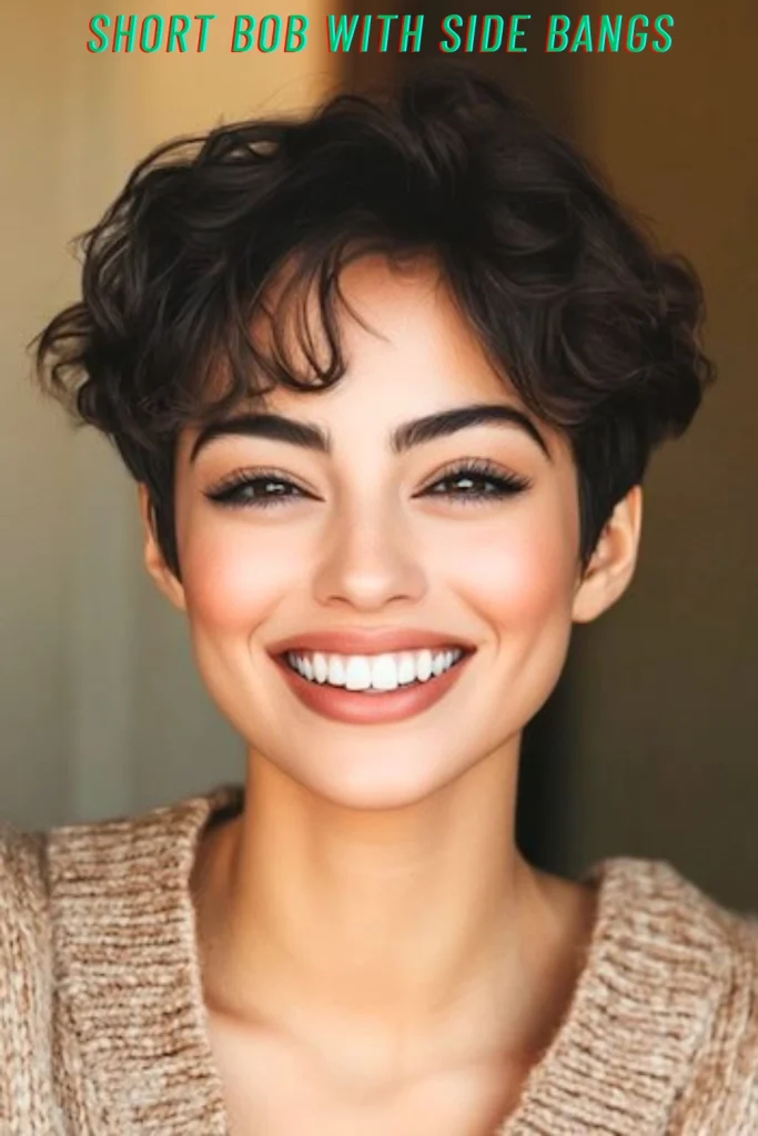 Short Bob With Side Bangs