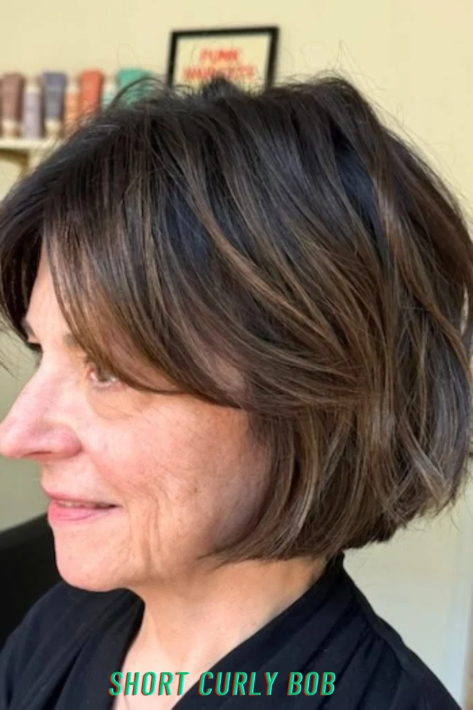 Short Curly Bob