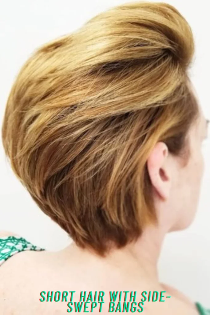 Short Hair With Side-Swept Bangs