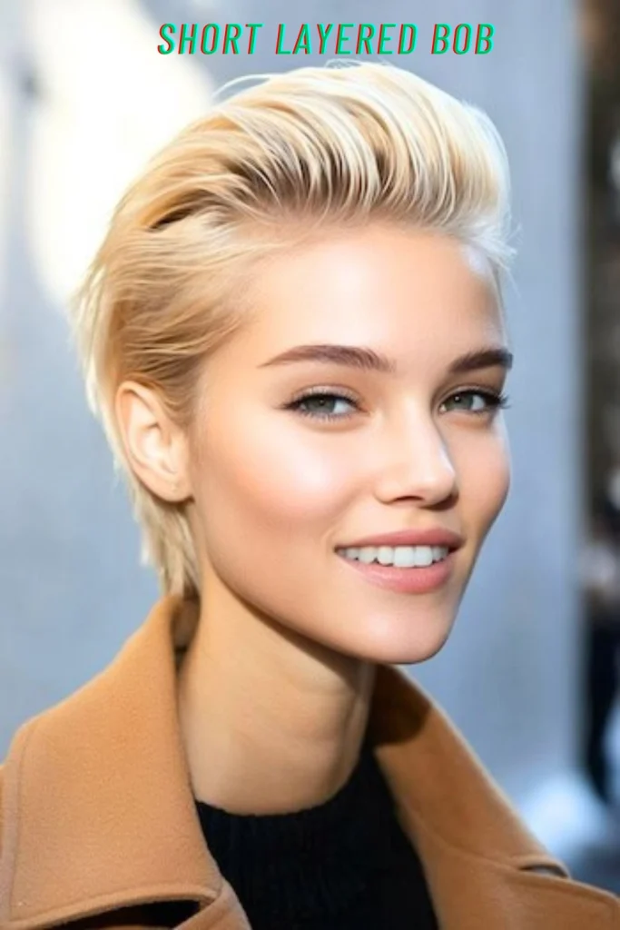 Short Layered Bob