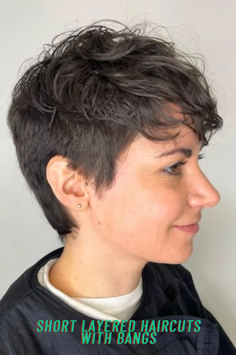 Short Layered Haircuts With Bangs