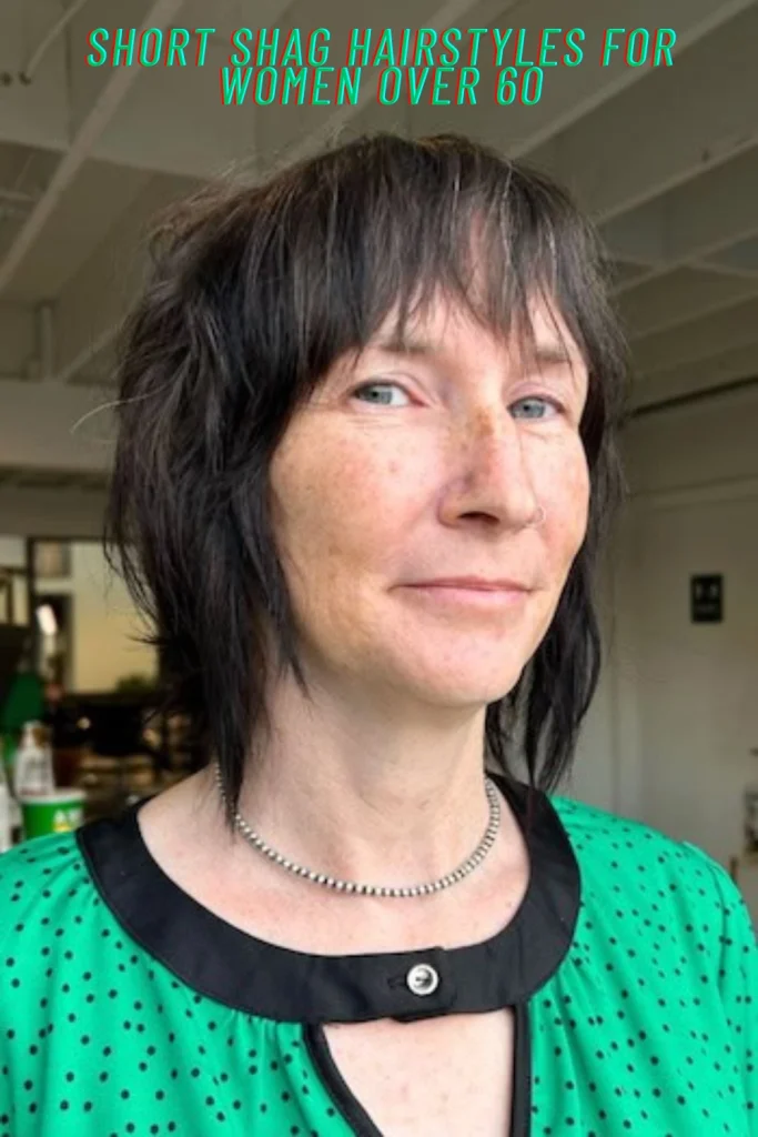 Short Shag Hairstyles for Women Over 60