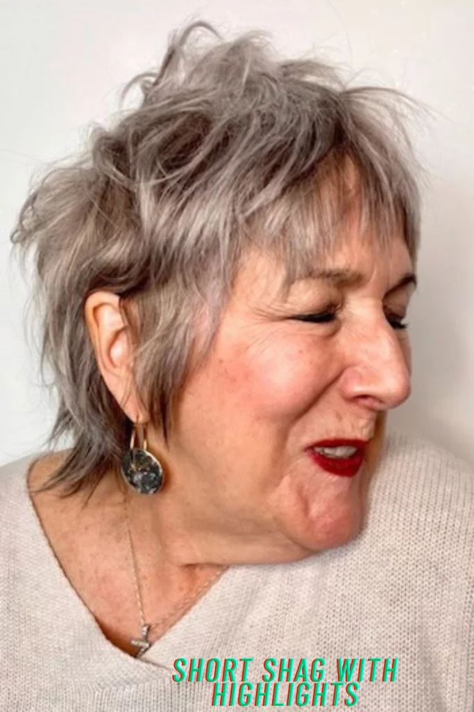 Short Shag with Highlights