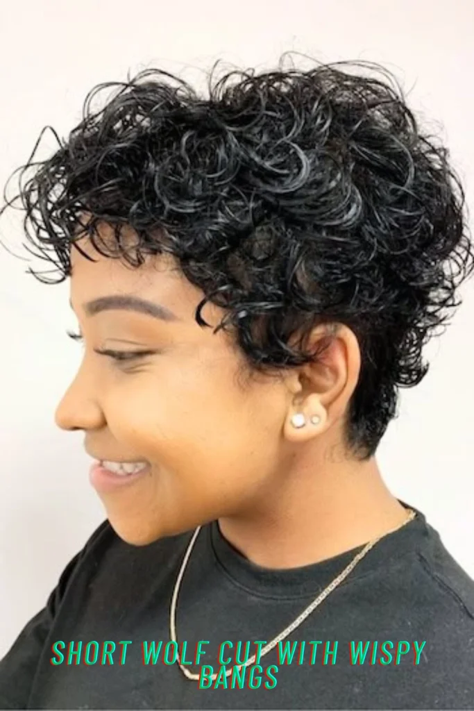 Short Wolf Cut with Wispy Bangs