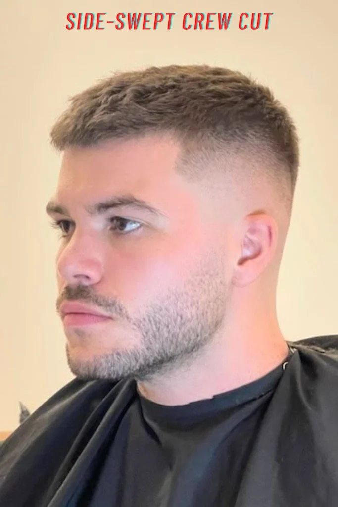 Side-Swept Crew Cut