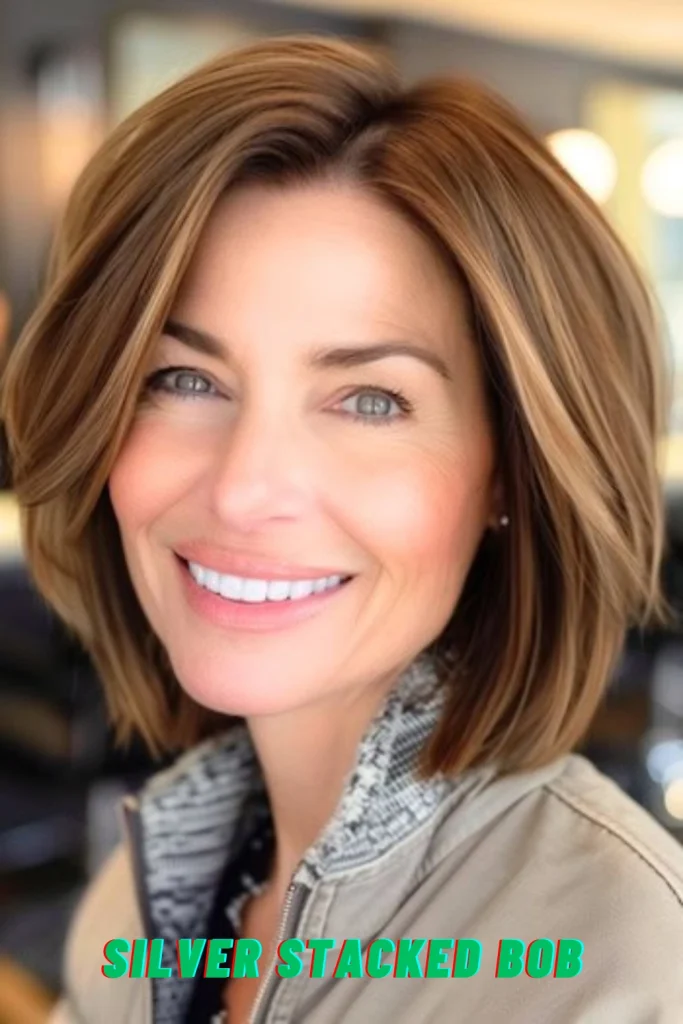 Silver Stacked Bob