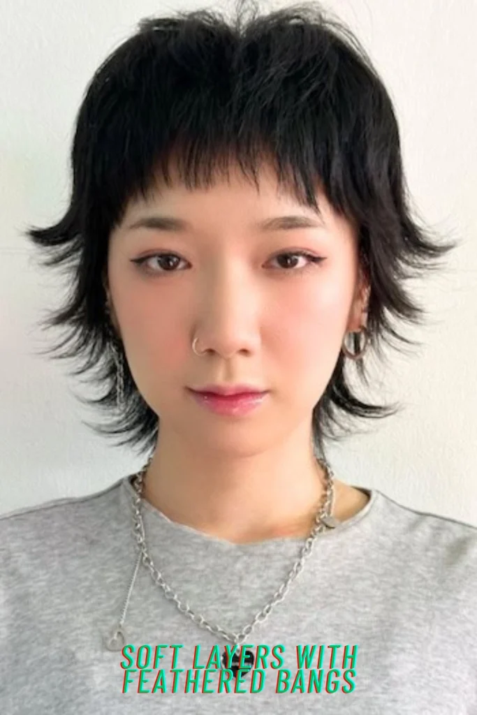 Soft Layers with Feathered Bangs