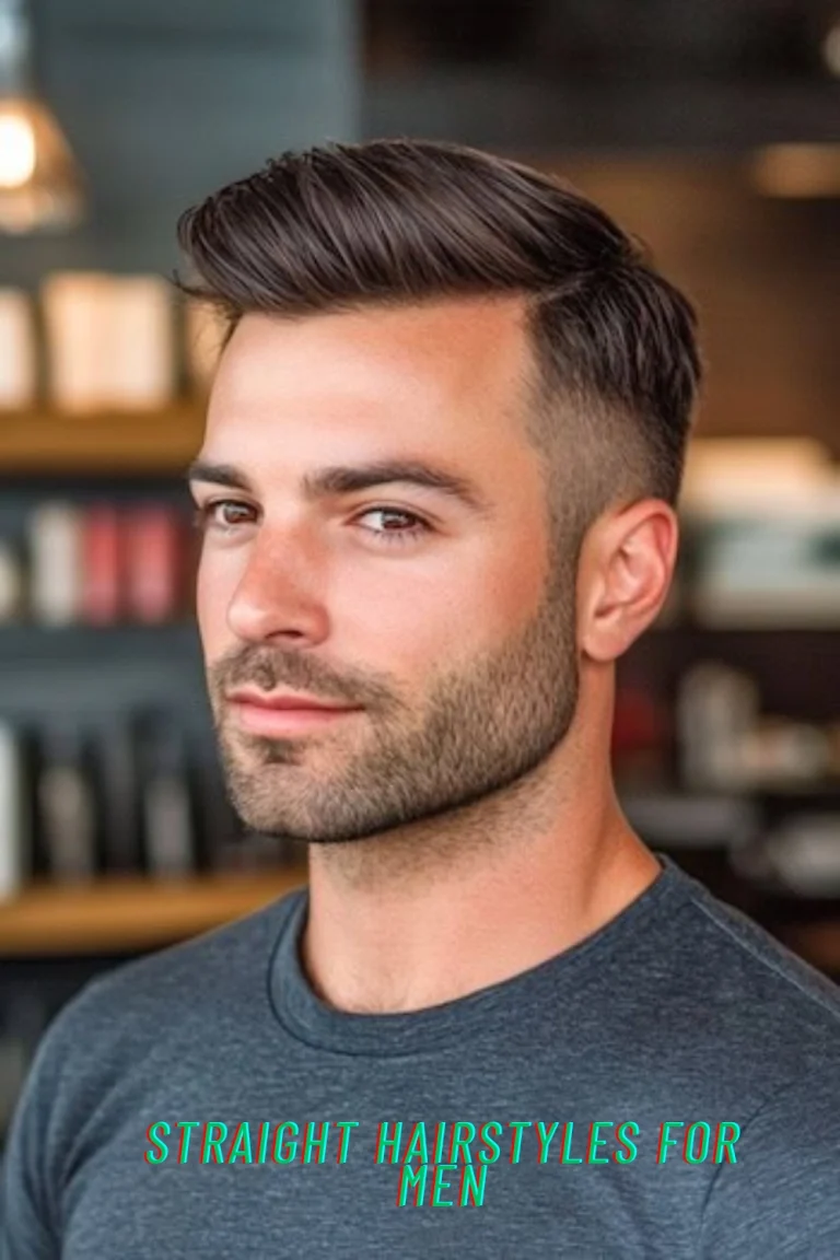 Straight Hairstyles For Men