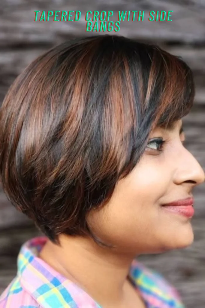 Tapered Crop with Side Bangs