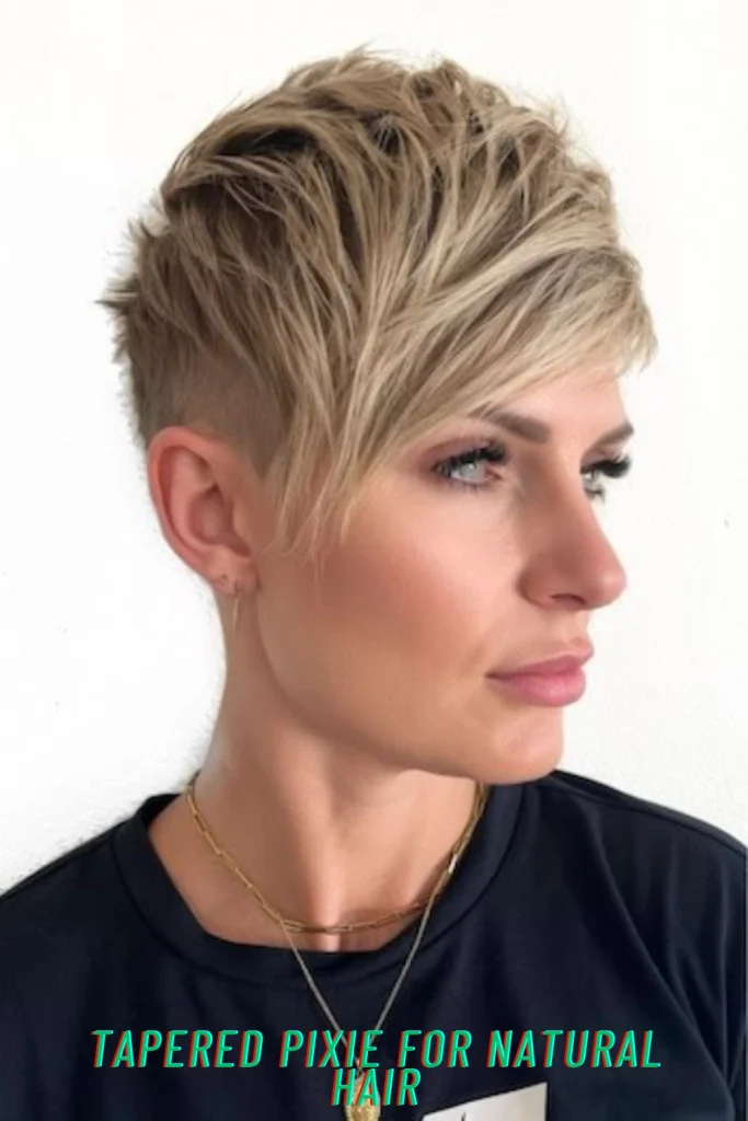 Tapered Pixie for Natural Hair
