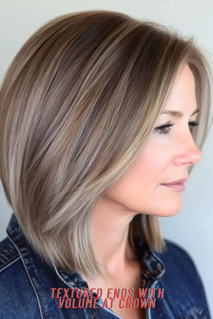 Textured Ends with Volume at Crown