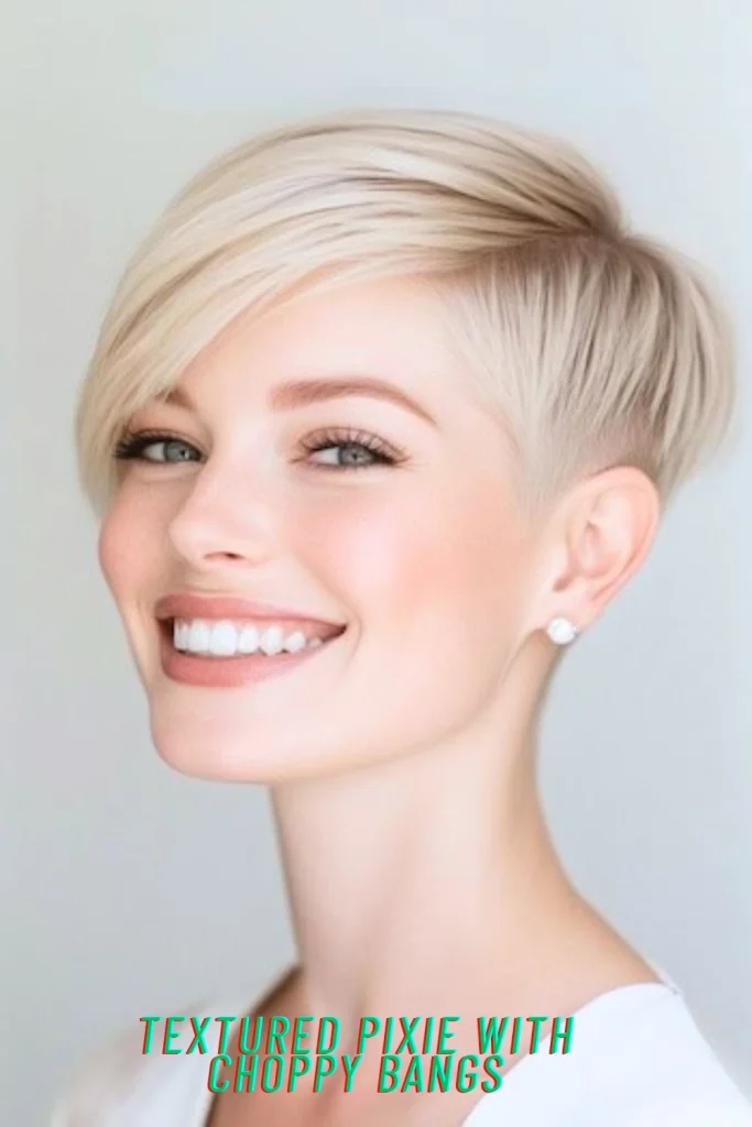 Textured Pixie With Choppy Bangs