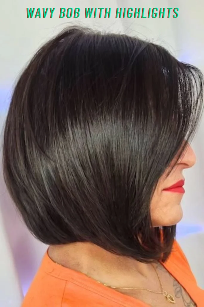 Wavy Bob with Highlights