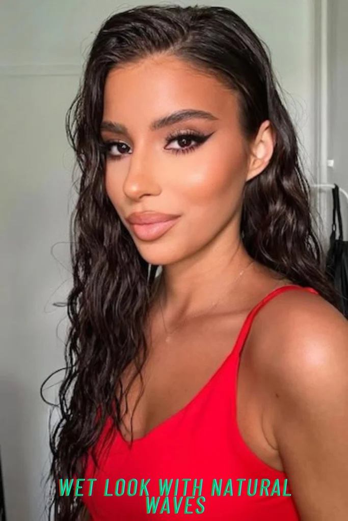 Wet Look With Natural Waves