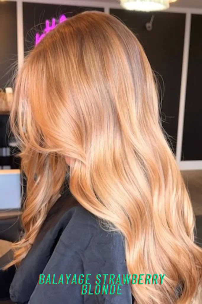Balayage Strawberry Blonde